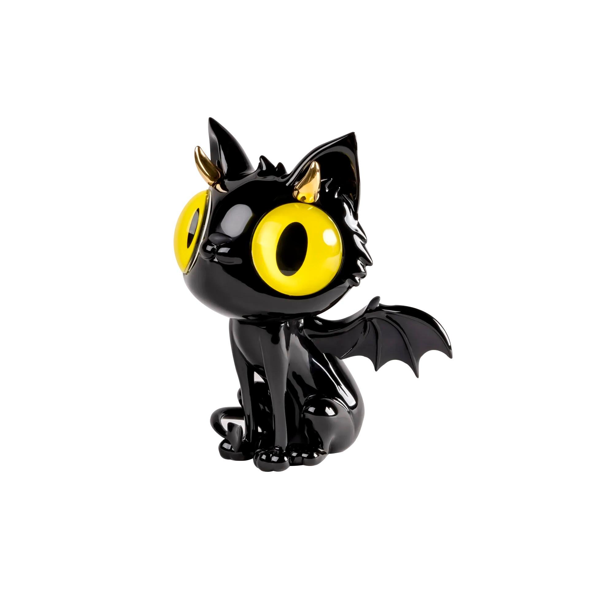 Escultura Gato Diablillo, diseñada por Javier Calleja y Lladro. en Bueno estado para la venta en Madrid, ES