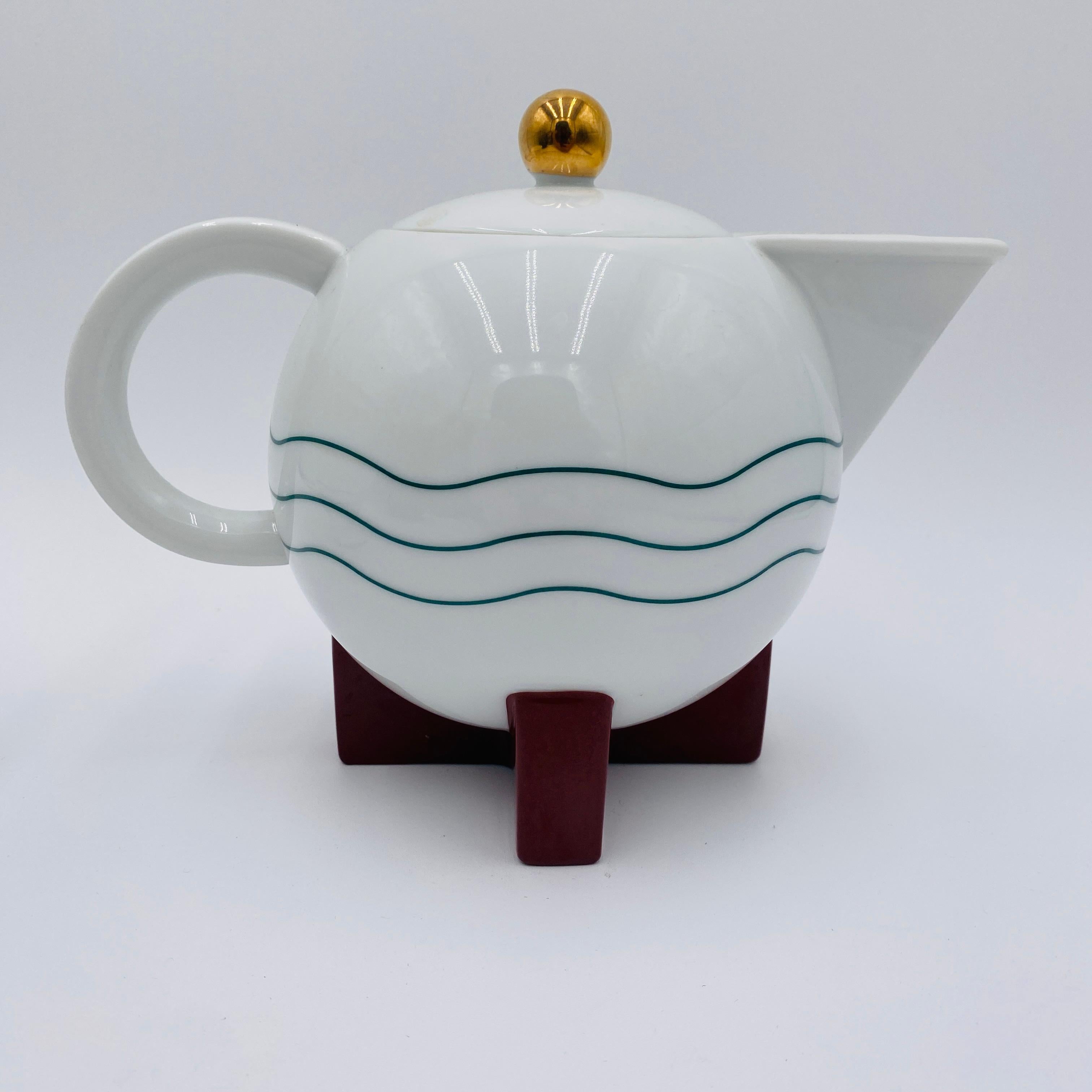 Little Dripper Ceramic Coffee Pot by Michael Graves for Swid Powell For Sale 8