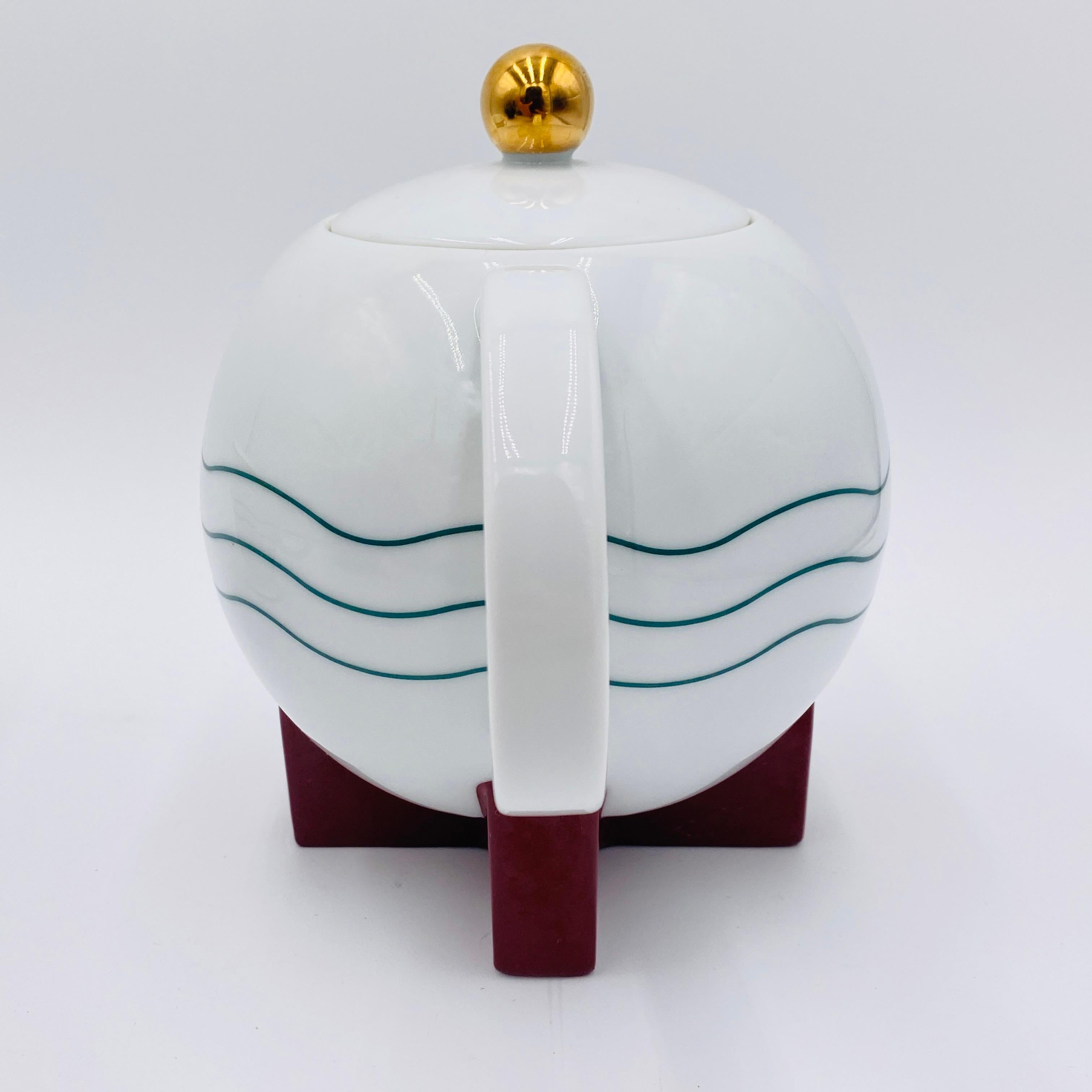 Post-Modern Little Dripper Ceramic Coffee Pot by Michael Graves for Swid Powell For Sale