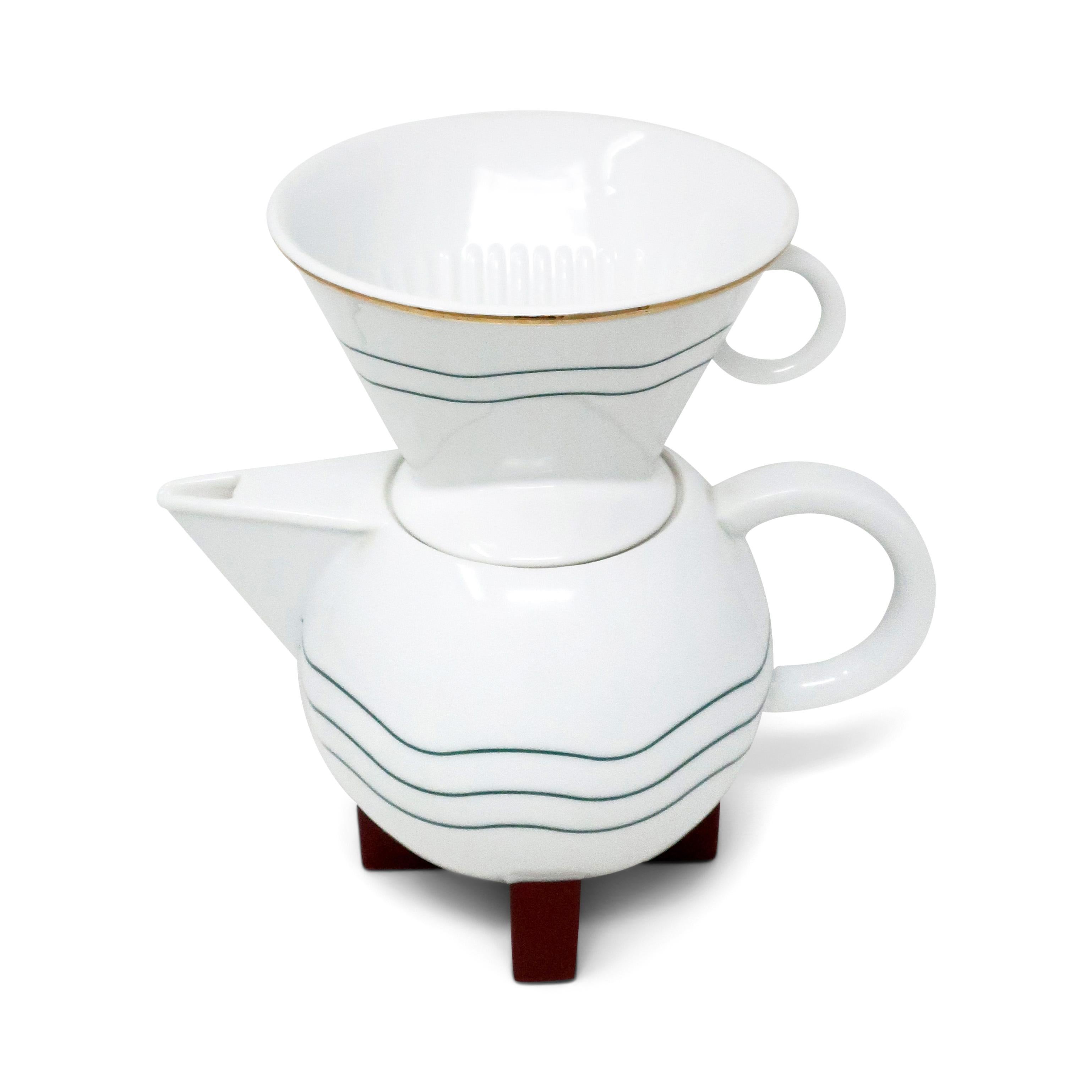 Little Dripper Ceramic Coffee Pot by Michael Graves for Swid Powell In Good Condition In Brooklyn, NY