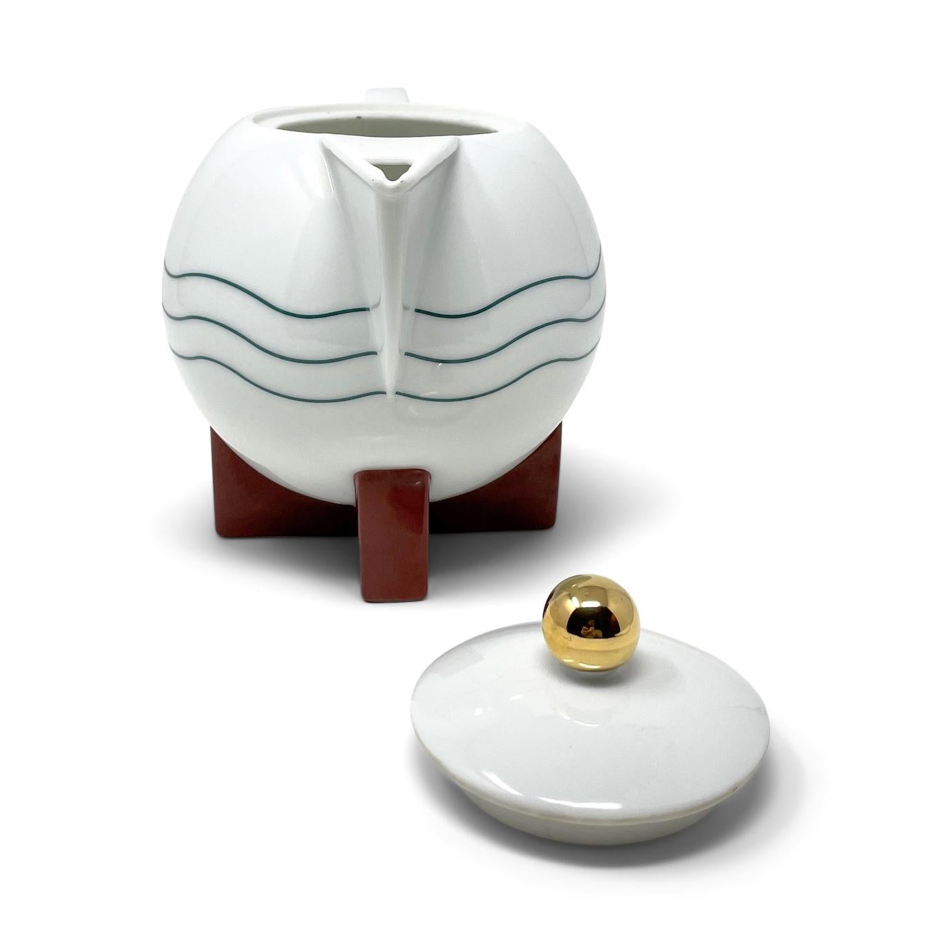 Post-Modern Little Dripper Ceramic Coffee Pot by Michael Graves for Swid Powell For Sale