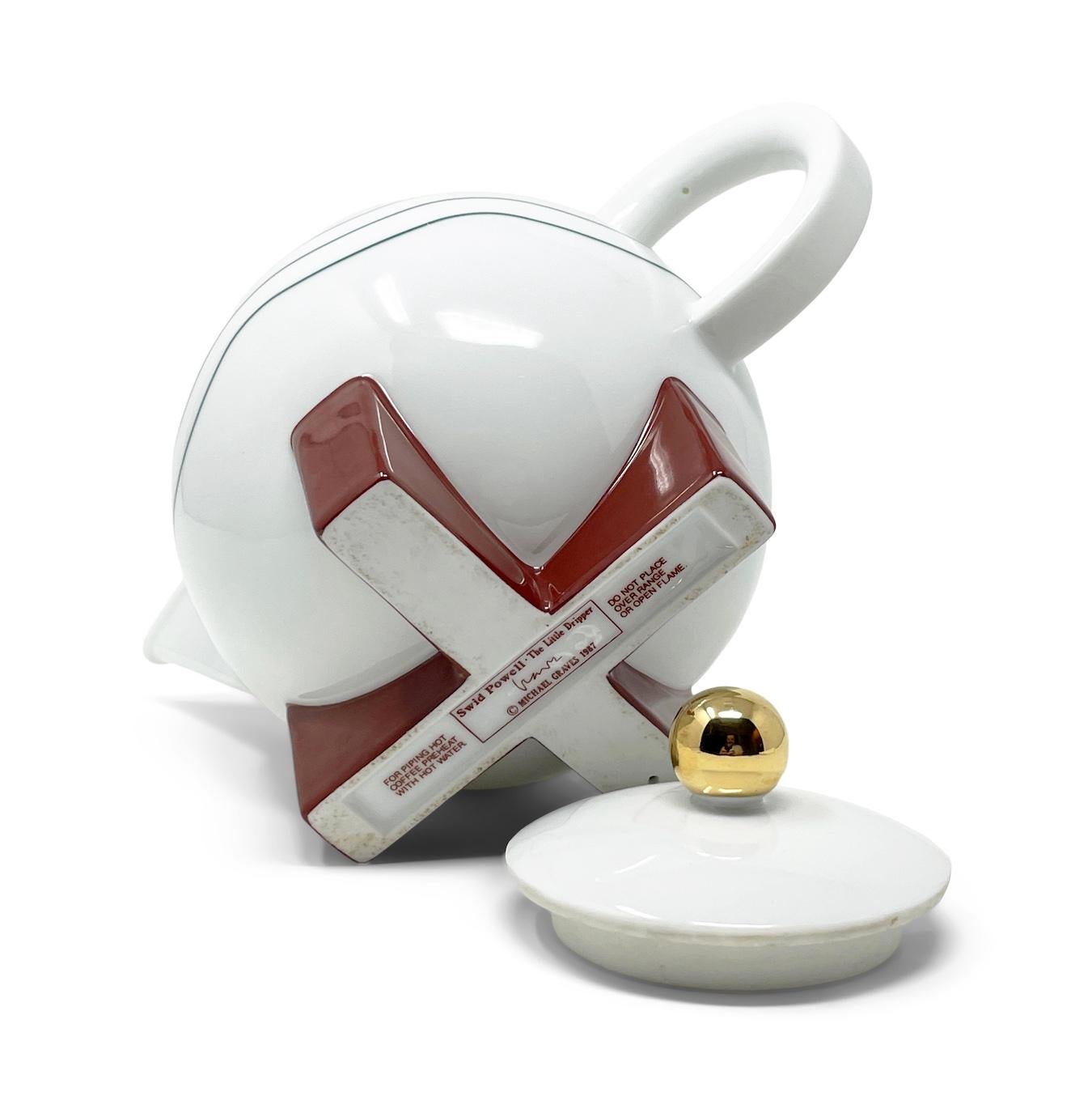 Ceramica Caffettiera in ceramica Little Dripper di Michael Graves per Swid Powell