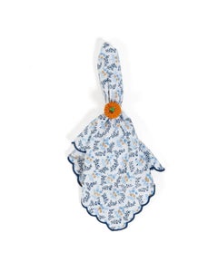 Kleine Blumen-Servietten (4er-Set)