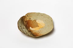 Pequeño plato de gres esmaltado de Jean Linard, hacia 1970.