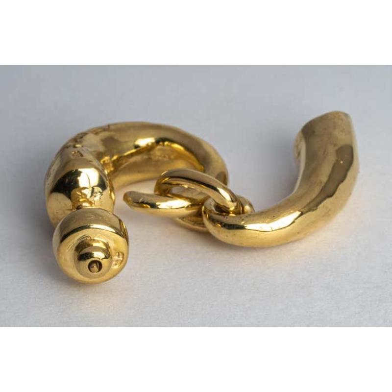 Little Horn Pendant Earring (YGA) For Sale 1