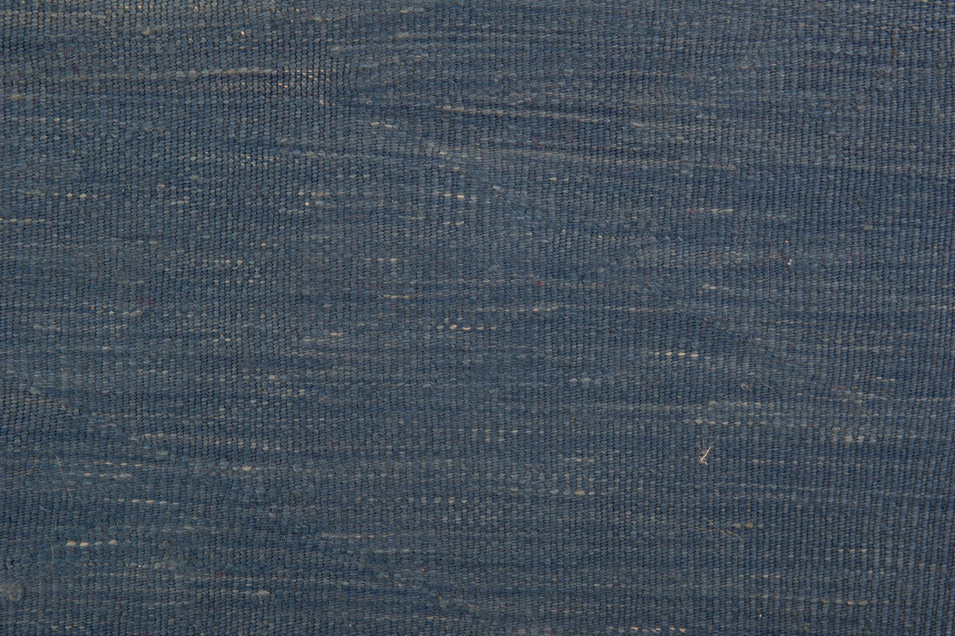 Turkish Little Kilim Konya in Blue Color For Sale