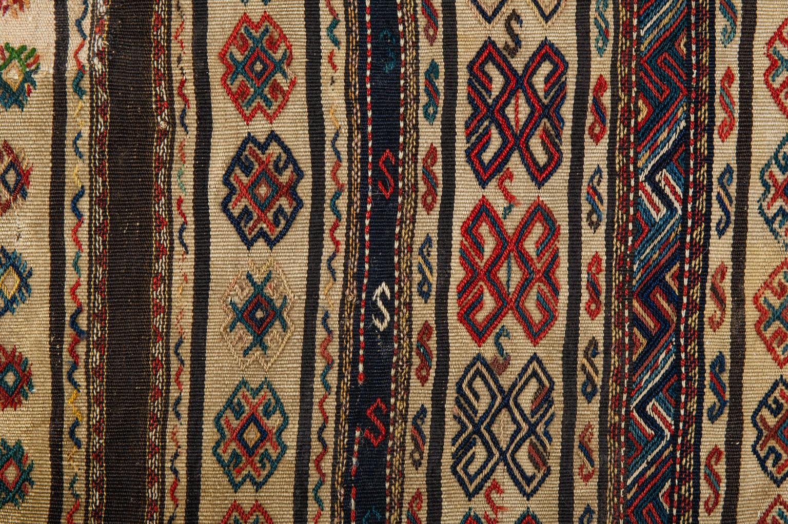 Laine Petit Kilim Kurdestan Antique en vente