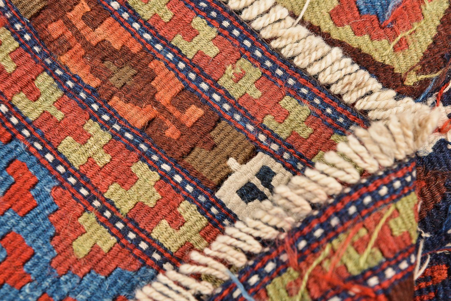 Hand-Knotted Little Kilim 