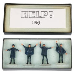 Little Lead Soldiers Beatles Help! Original Boxed Set Figures 1965