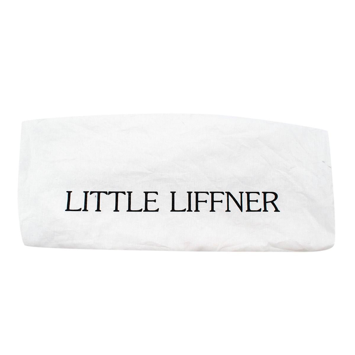 Little Liffner White Lizard Embossed Leather Loop Bag  For Sale 2