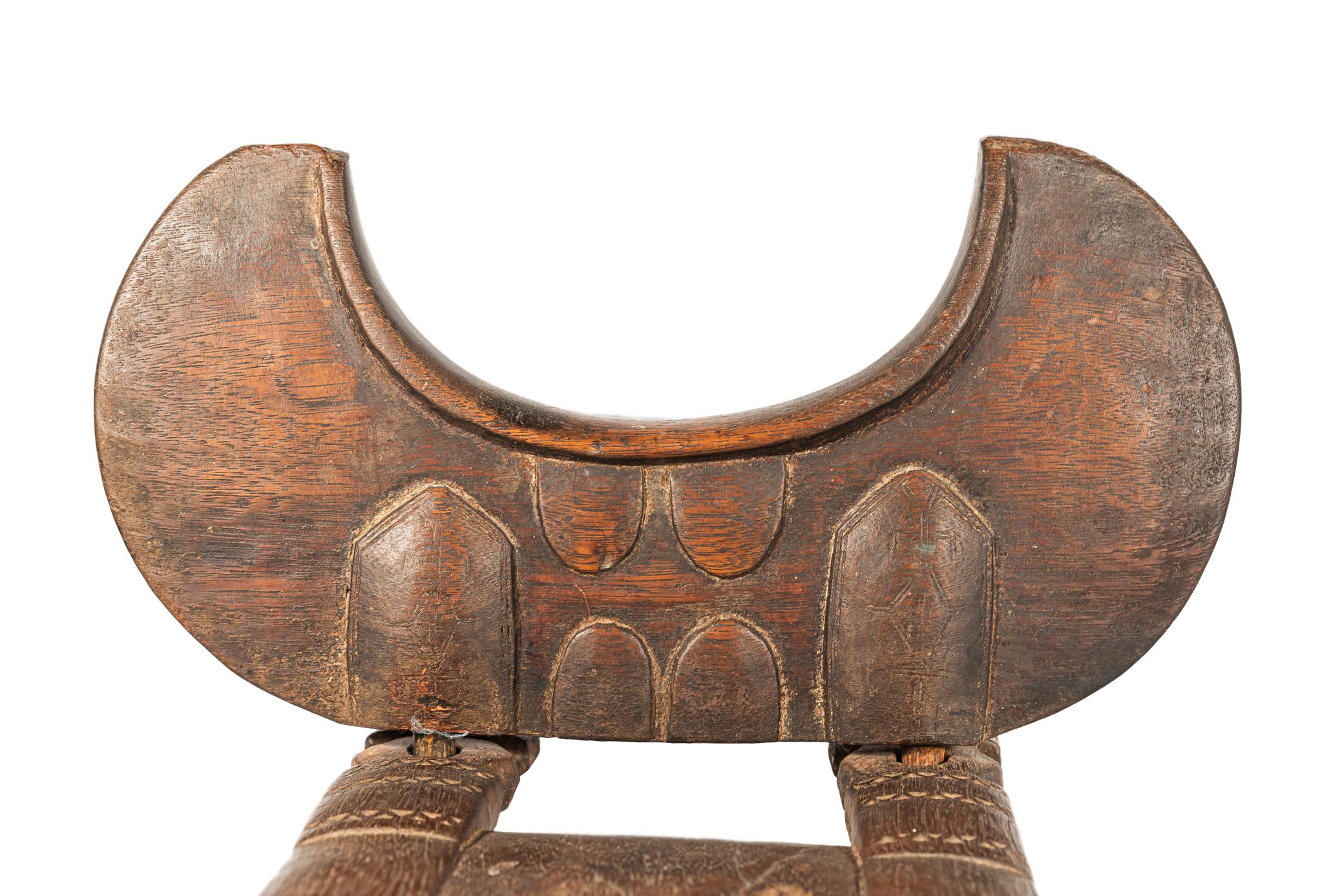 Little Mendé Chair, Sierra Leone, Early 20th Century In Fair Condition In Nice, Cote d' Azur