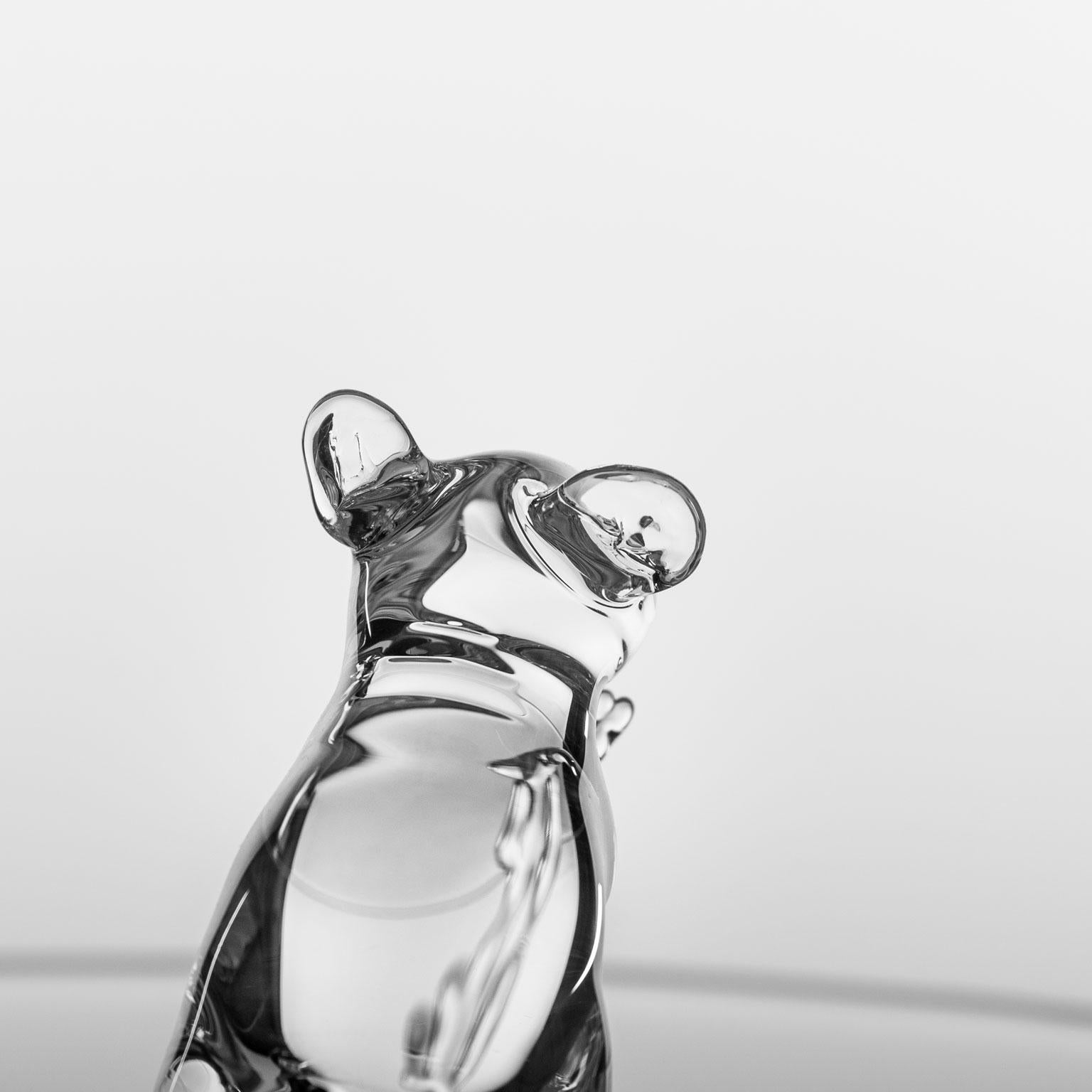 Autre Bol en verre soufflé à la main « Little Mouse #01 » de Simone Crestani en vente