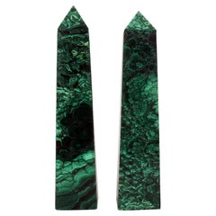 Little Pair of Grand Tour Obelisks, Italy Second Half of 19th Century