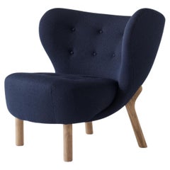 Little Petra Lounge Chair, in Kvadrat Vidar 554 & Oak by Viggo Boesen for &T