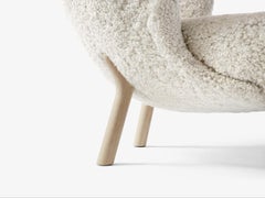 Little Petra VB1, in Sheepskin Moonlight/Oak by Viggo Boesen for &Tradition
