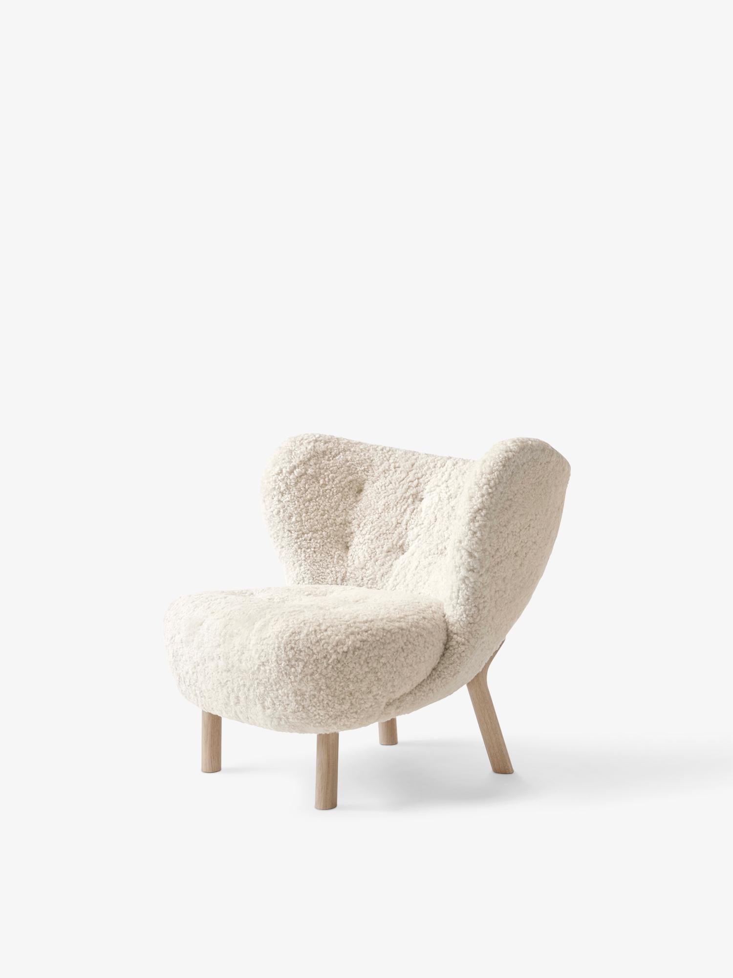 Scandinavo moderno Piccola Petra VB1, in pelle di pecora Moonlight & Oak di Viggo Boesen per &Tradition in vendita