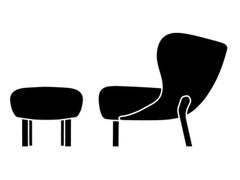 Little Petra VB1 Chaise longue&Pouf en noyer/COM(Customer's Own Material) pour AT&T