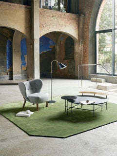 Little Petra VB1 & Pouf in Hallingdal130 & Walnut by Viggo Boesen for &tradition