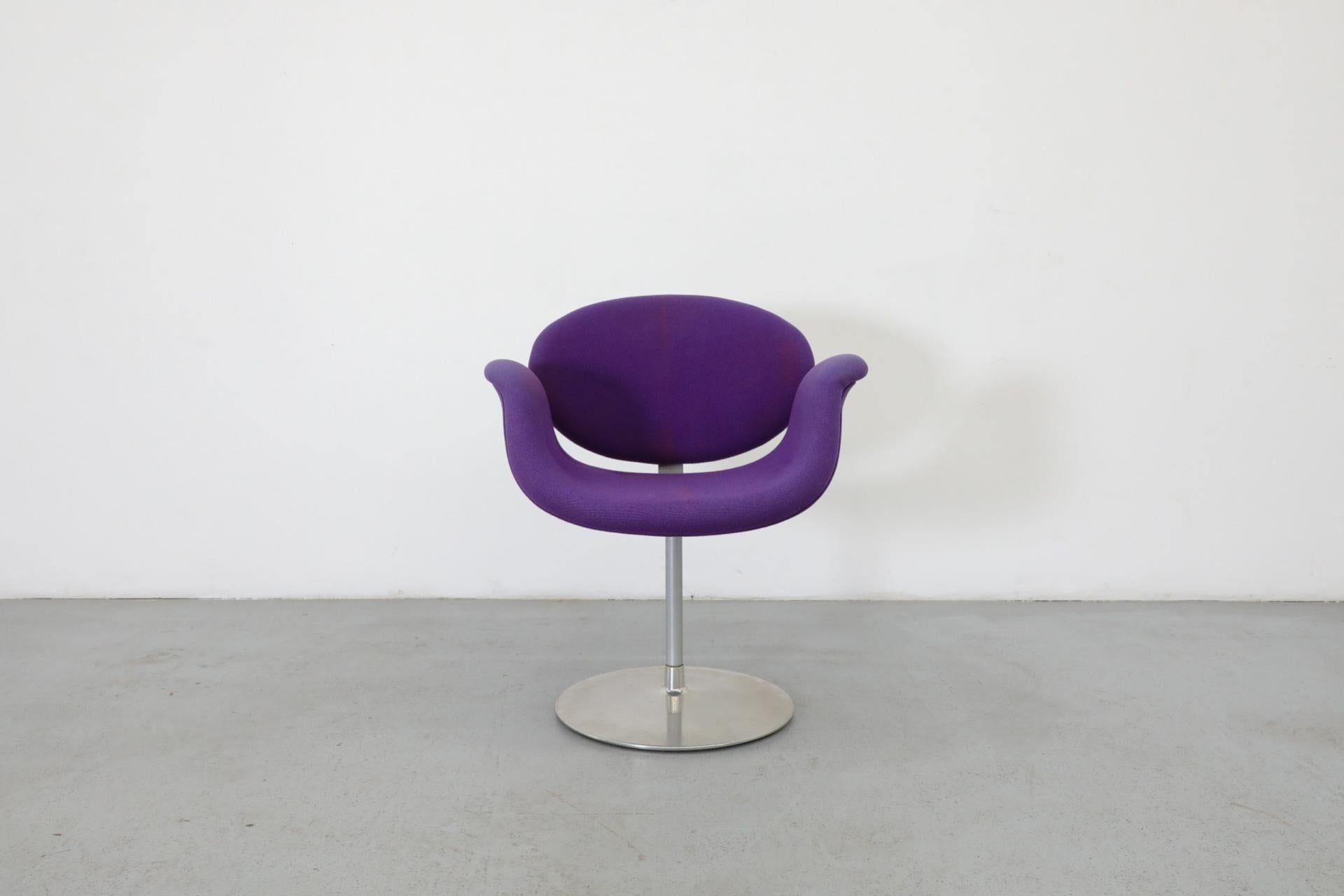Mid-Century Modern Petite chaise tulipe de Pierre Paulin, modèle F16 pour Artifort, 1965 en vente