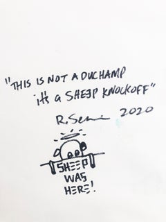 It's a Knockoff - Duchamp   acrylic on paper