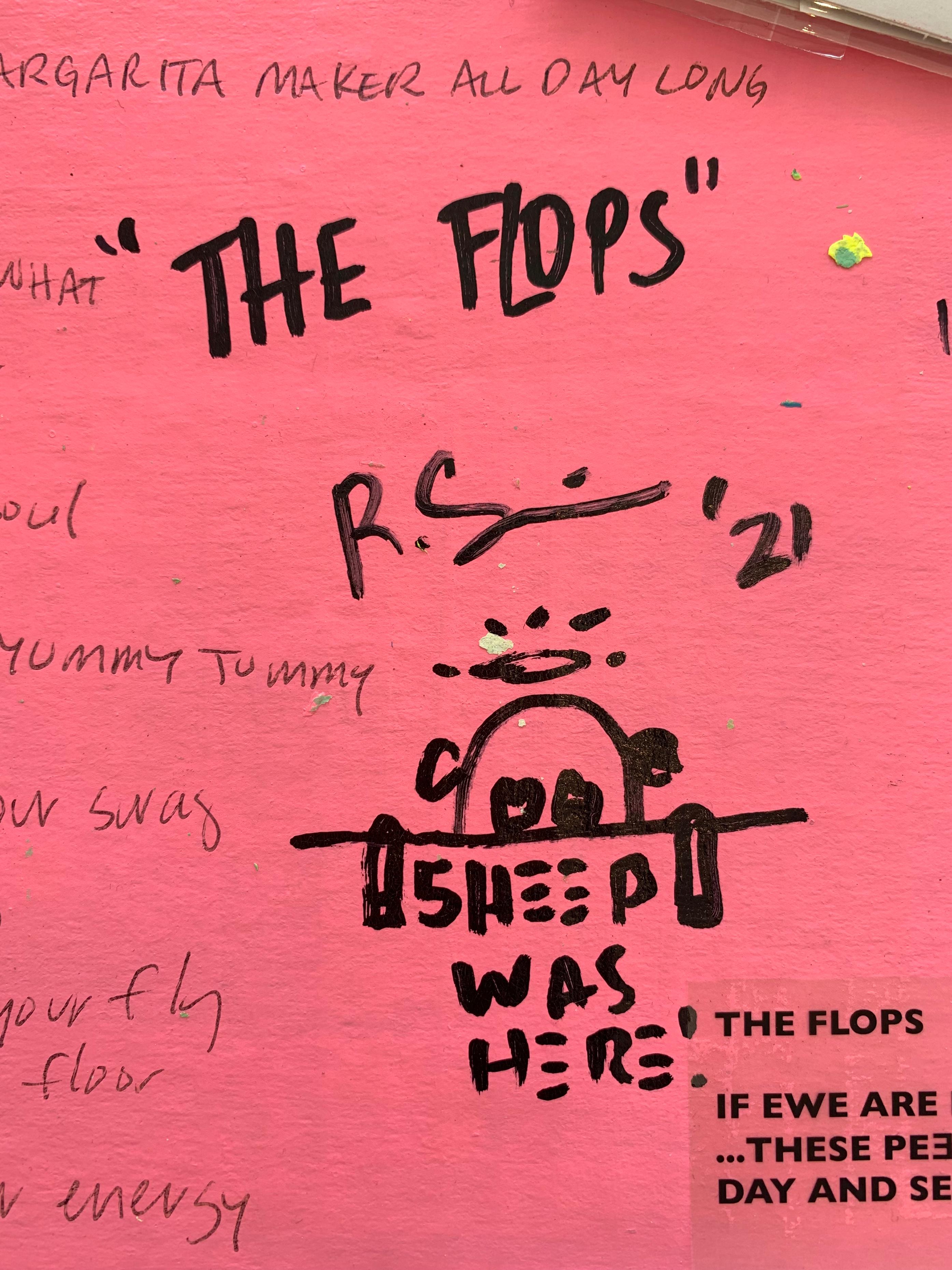The Flops - Acrylic on Cardboard For Sale 2