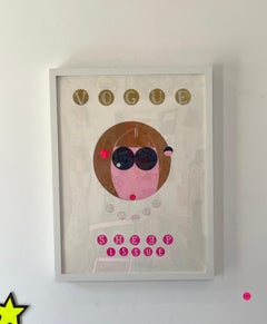 Vogue - acrylic on wood