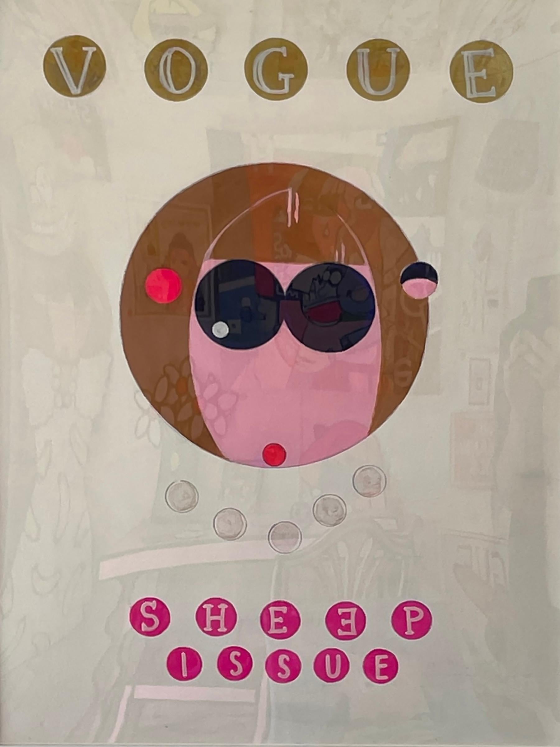 Vogue - acrilico su legno - Painting di Little Ricky