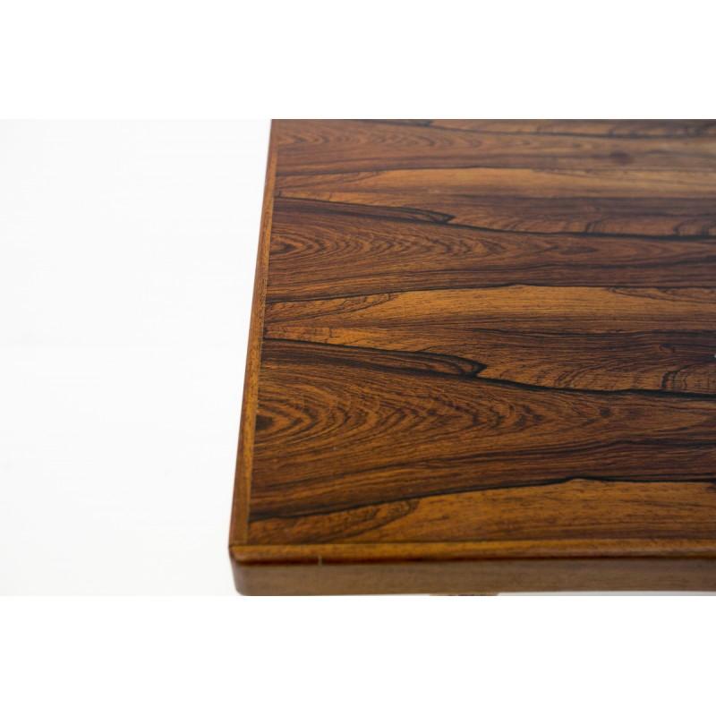Little Rosewood Coffee Table, Scandinavian Modern, 1970s In Good Condition For Sale In Chorzów, PL