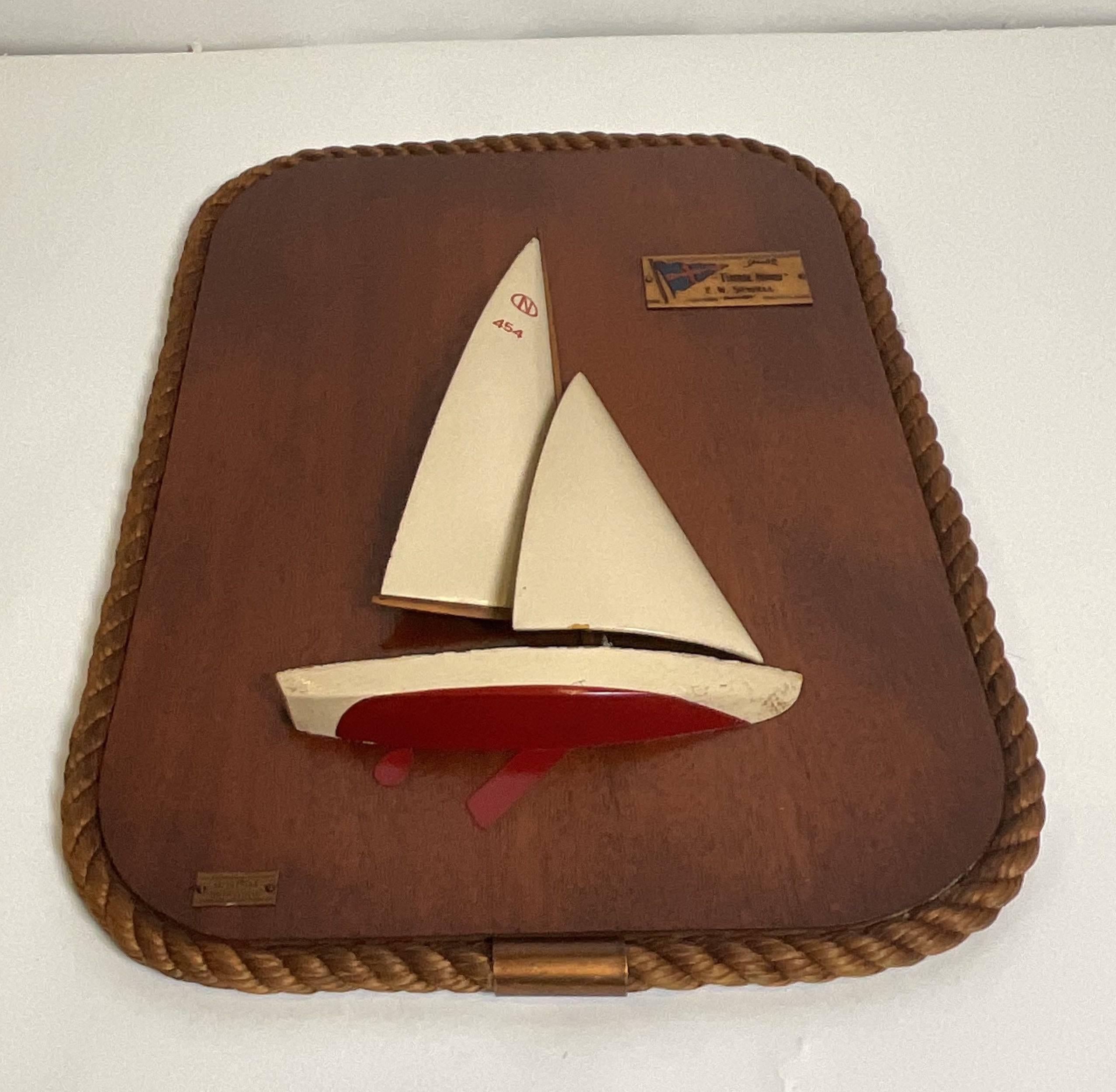 Little Shipyards Model of N Class Sailboat 4