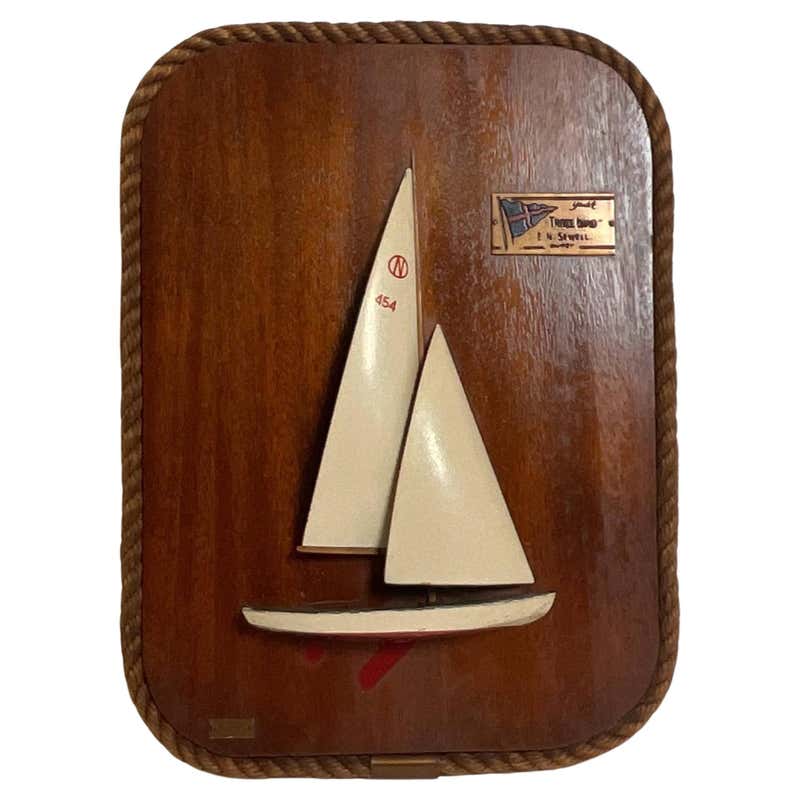 A Victorian shipyard model of a sloop For Sale at 1stDibs