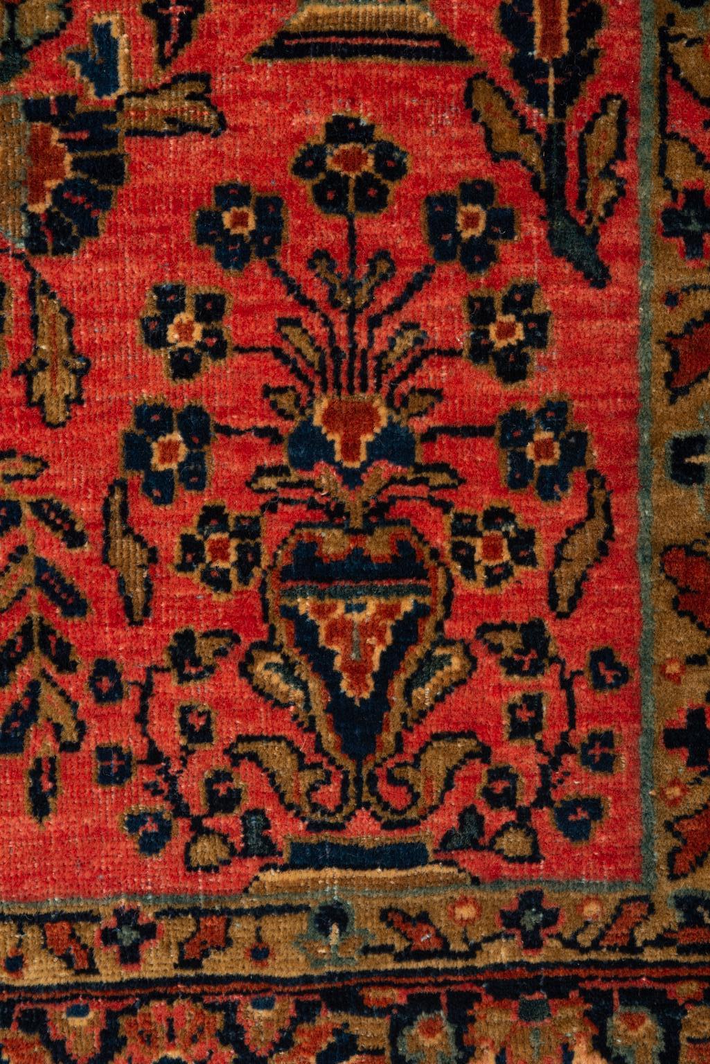 Wool Little Square Antique Garebagh For Sale