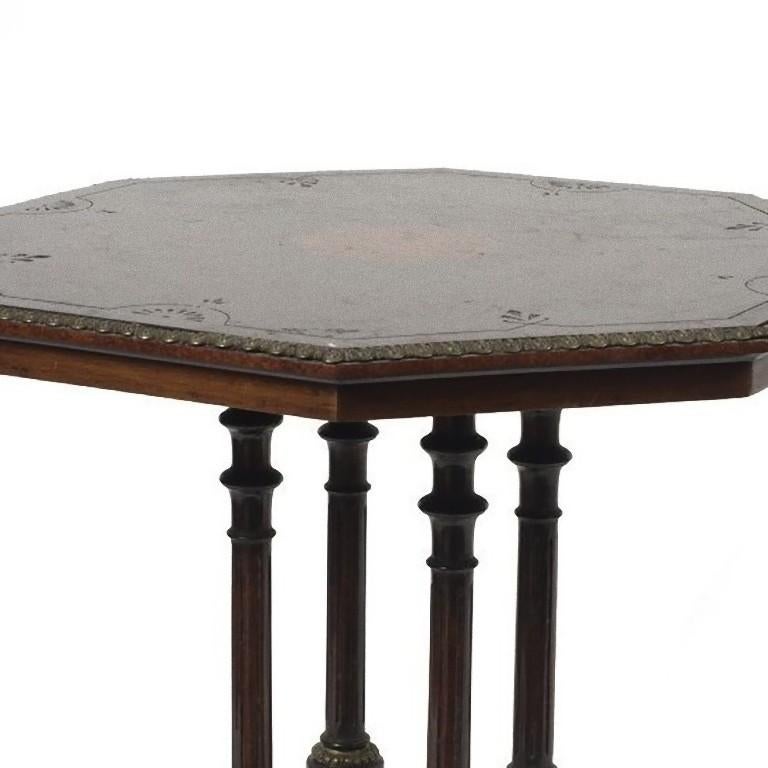 Wood Little Table, Made in Italy, Late 19th Century For Sale