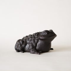 Little Toad Bronze Sculpture by Alexander Lamont