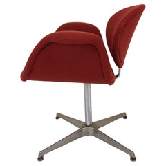 Sillón Tulipán con Base en Cruz de Pierre Paulin para Artifort, años 70