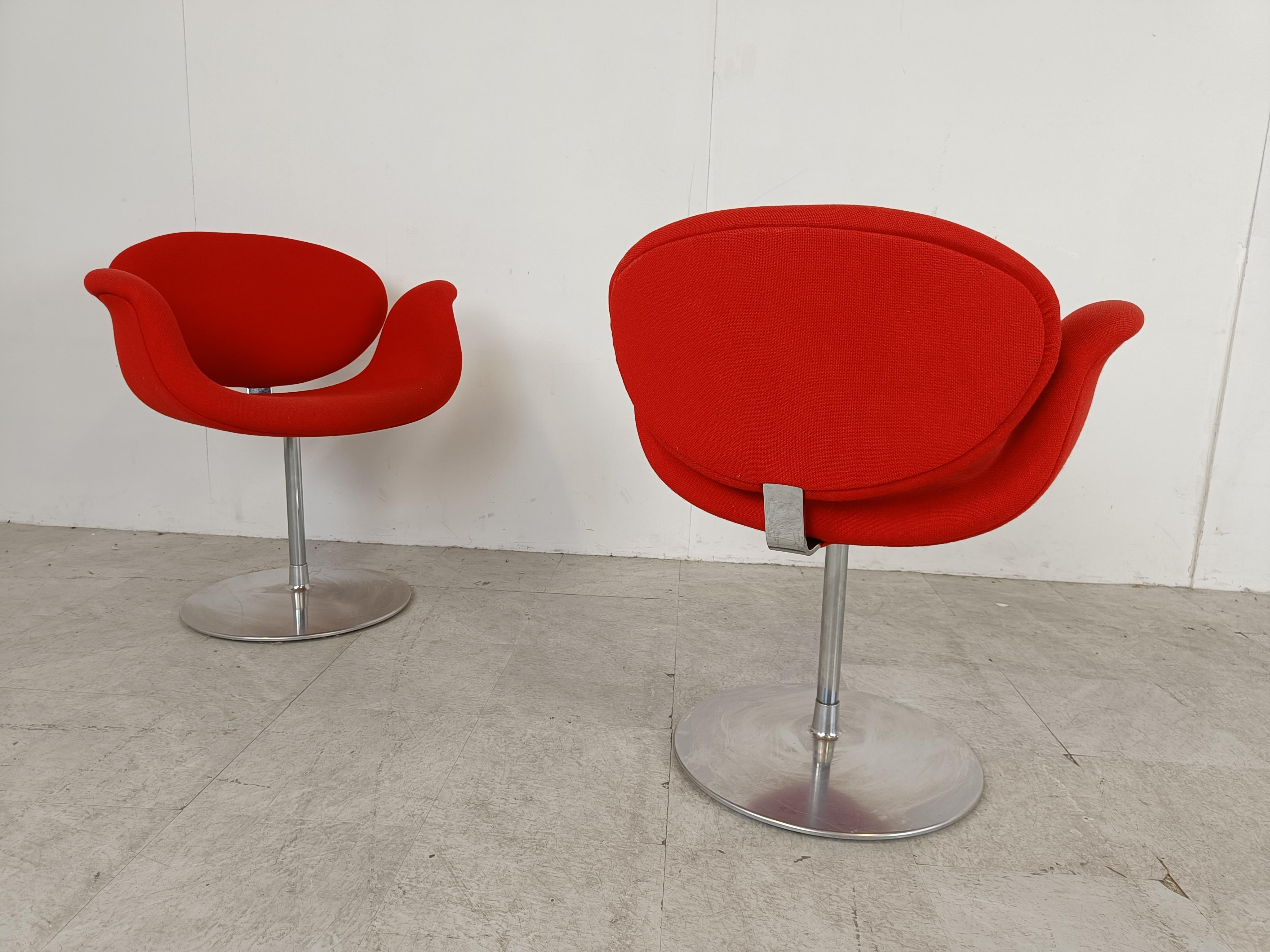 Little tulip dining chairs by Pierre Paulin for Artifort - set of 4 - 1990s 6