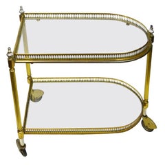 Vintage Little Two-Tier Maison Jansen Style Cart