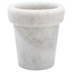 Little Vase in White Carrara Marble