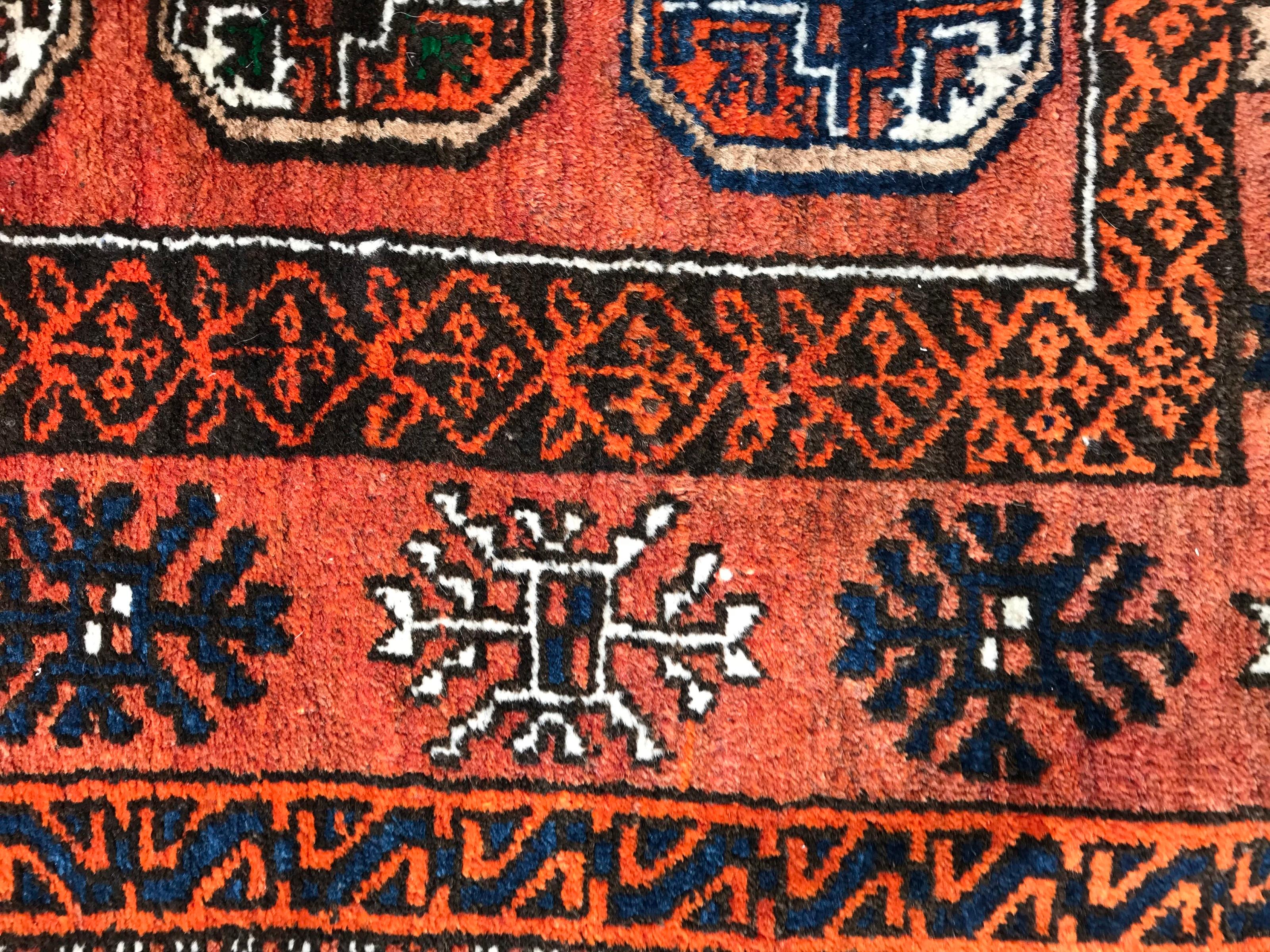 Tribal Little Vintage Baluch Afgan Rug For Sale