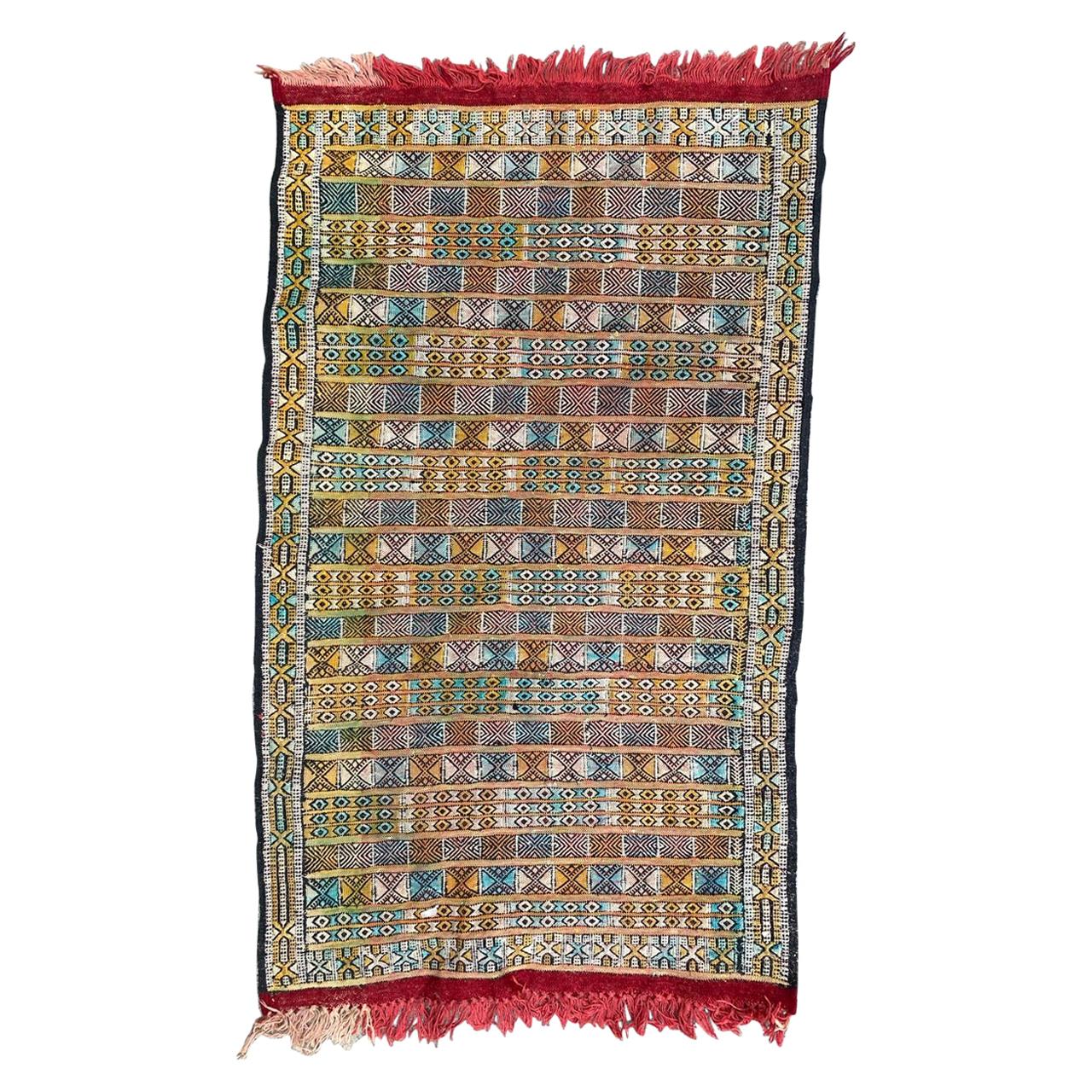 Little Vintage Tribal Moroccan Woven Rug