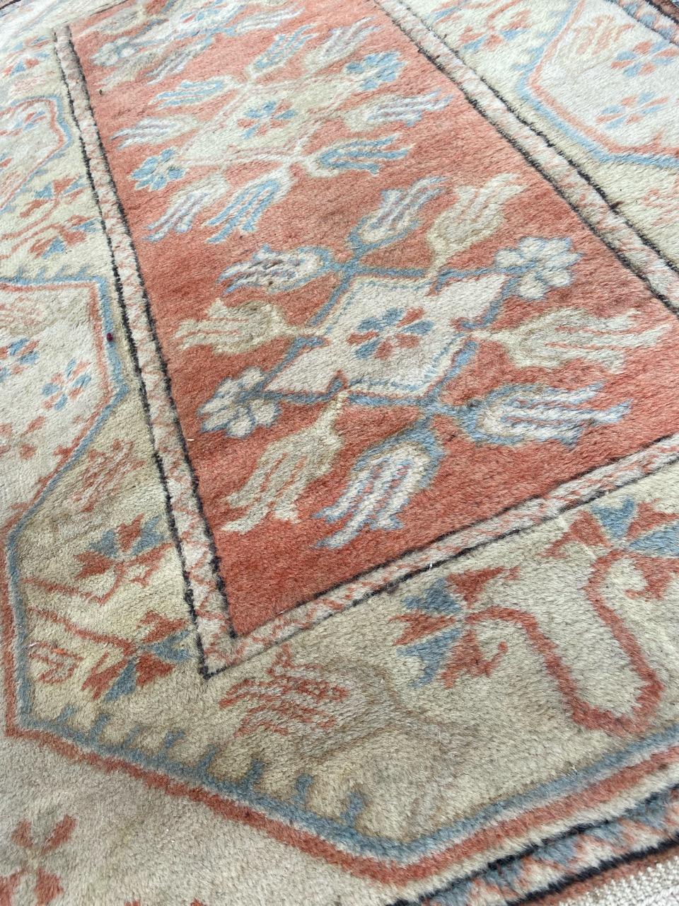 Bobyrug’s Little vintage Turkish Kars rug  For Sale 4