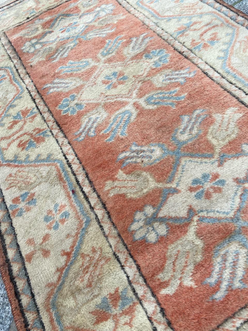 Bobyrug’s Little vintage Turkish Kars rug  For Sale 5