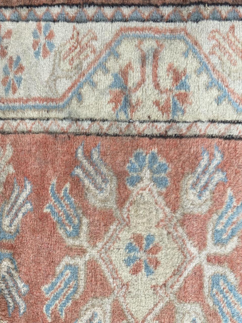 Bobyrug’s Little vintage Turkish Kars rug  For Sale 2