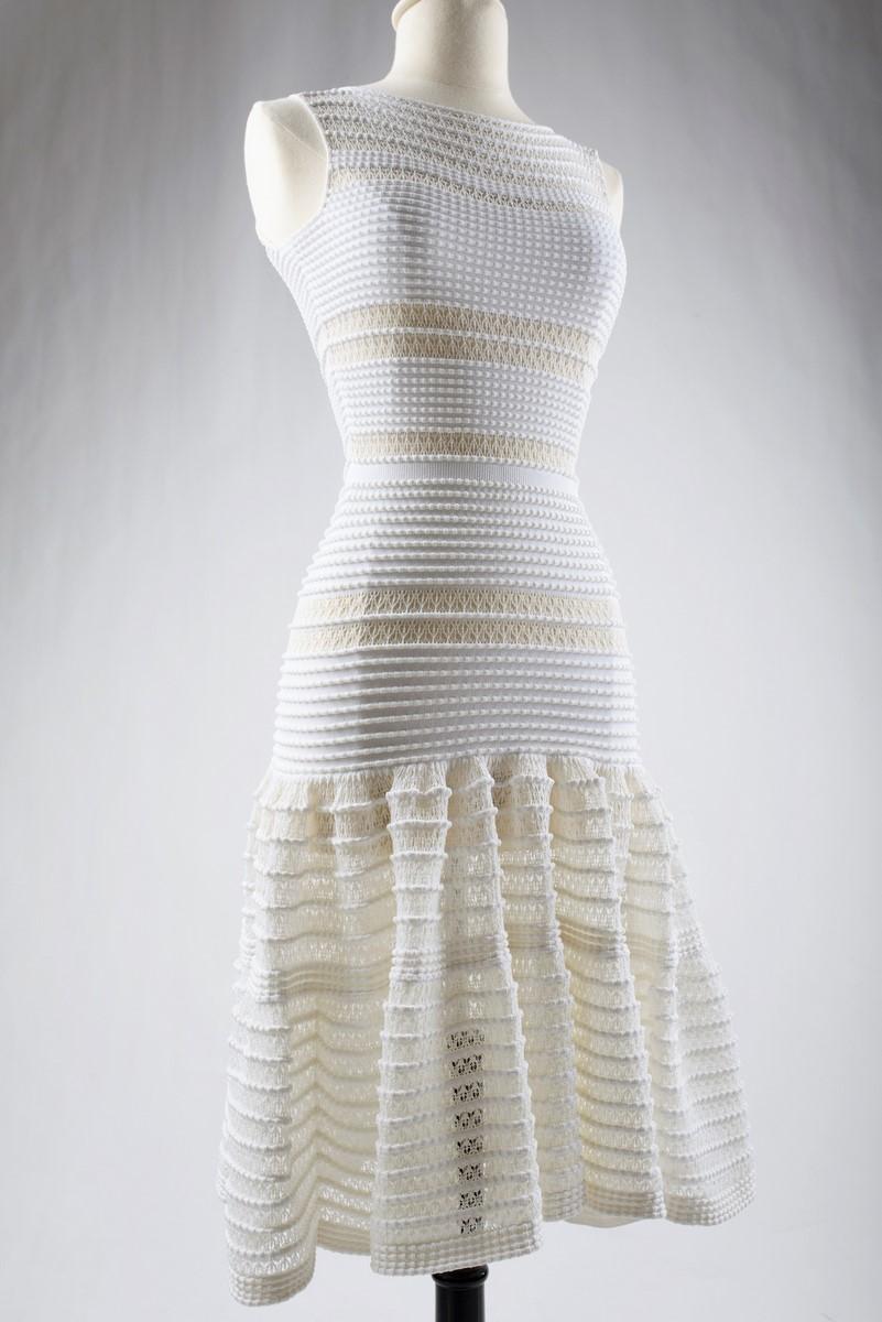 Little White Mini Dress in Stretch by Azzedine Alaïa Circa 2000 5