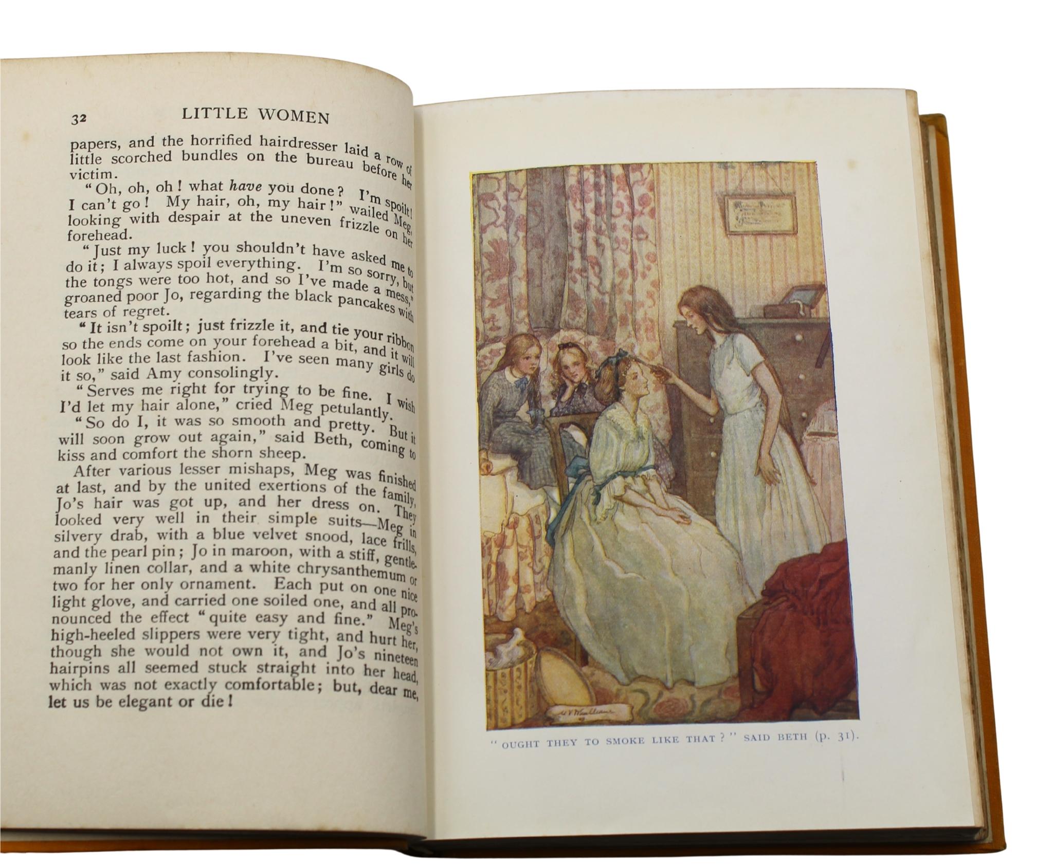 Piccole donne di Louisa May Alcott, illustrato da M.V. I. Timoneria, 1925 in vendita 4