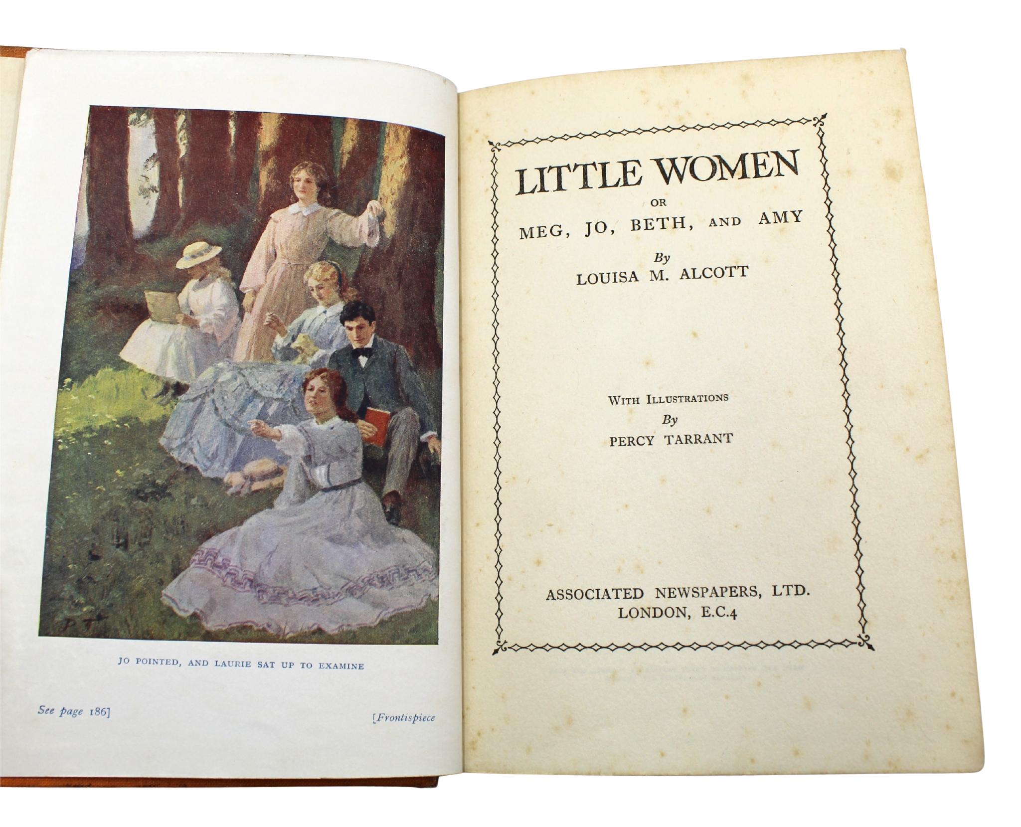 Fine XIX secolo Piccole donne di Louisa May Alcott, illustrato da Percy Tarrant, 1890 in vendita
