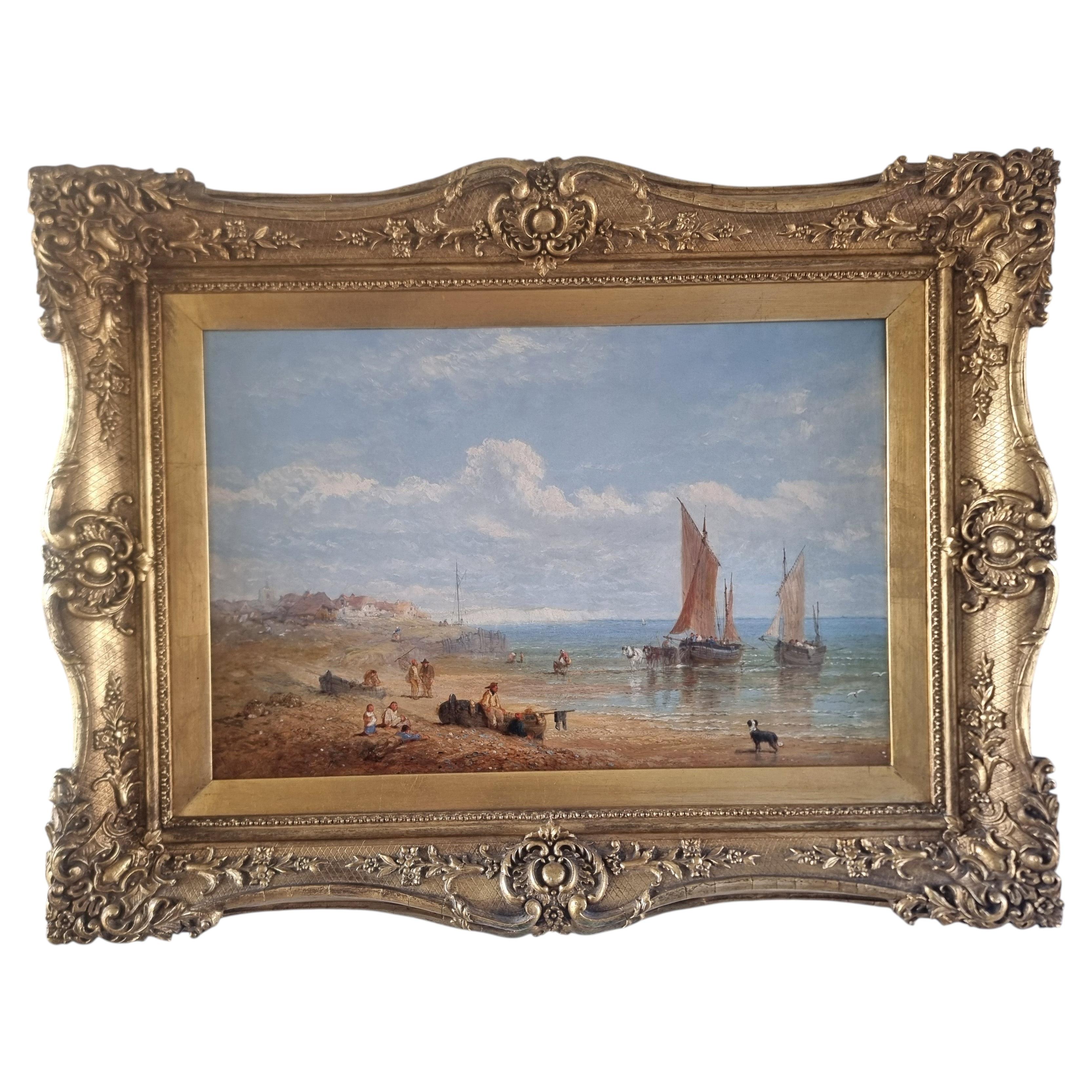 'Littlehampton' by Arthur Joseph Meadows (1843-1907) For Sale