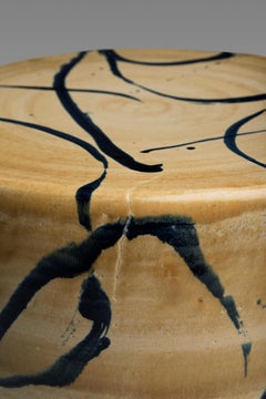 Taburete de gres esmaltado Littoral Unique de Pascale Girardin