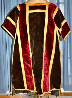 Liturgical Velvet and Gold Chasuble  19c.