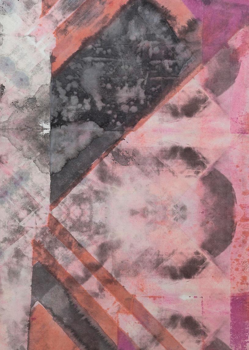 Abstracción geométrica contemporánea - Pintura en técnica mixta-411010202 - Painting Geométrico abstracto de Liu Gang 
