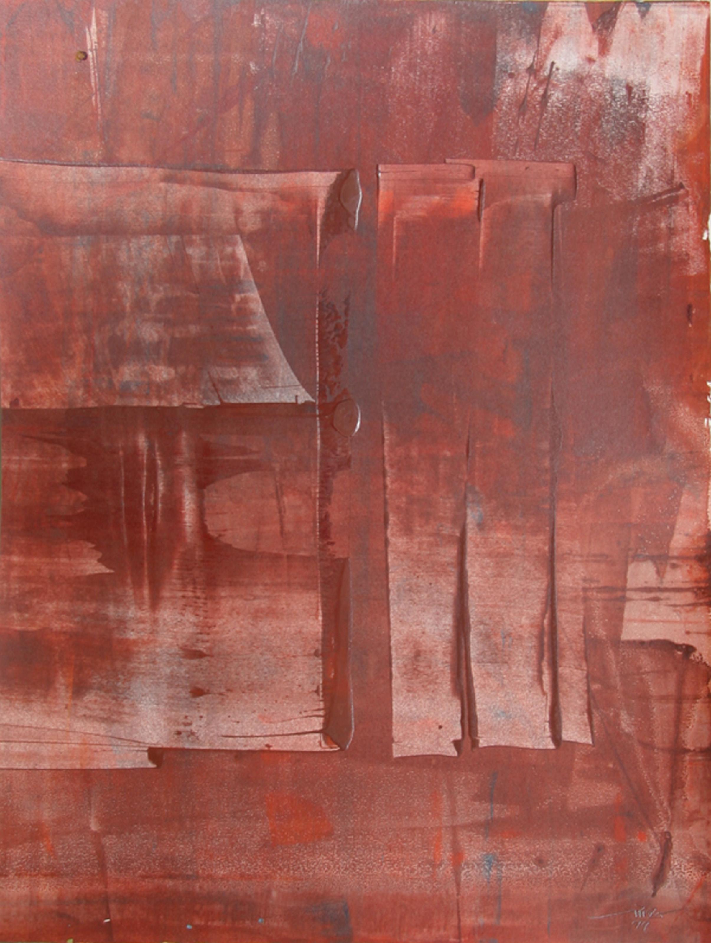 CVI, Abstract Expressionist Monoprint by Liu Jian